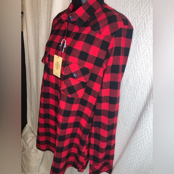 Women’s Plaid Shirt MATCHSTICK Brand 100% Cotton NWT - Picture 5 of 10